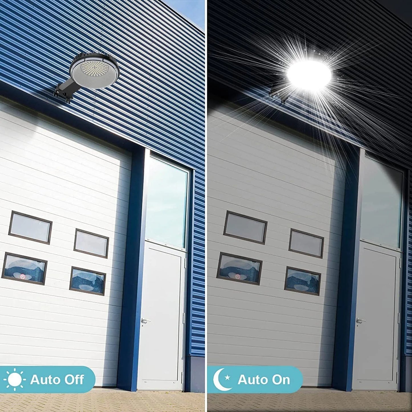 150W 15000LM LED Barn Light Dusk to Dawn Outdoor Security Lighting Waterproof Area Security Lights