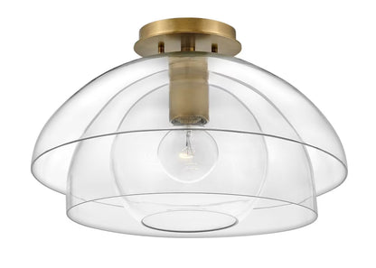 Hinkley Lighting - One Light Semi-Flush Mount - Lotus - 1 Light Medium