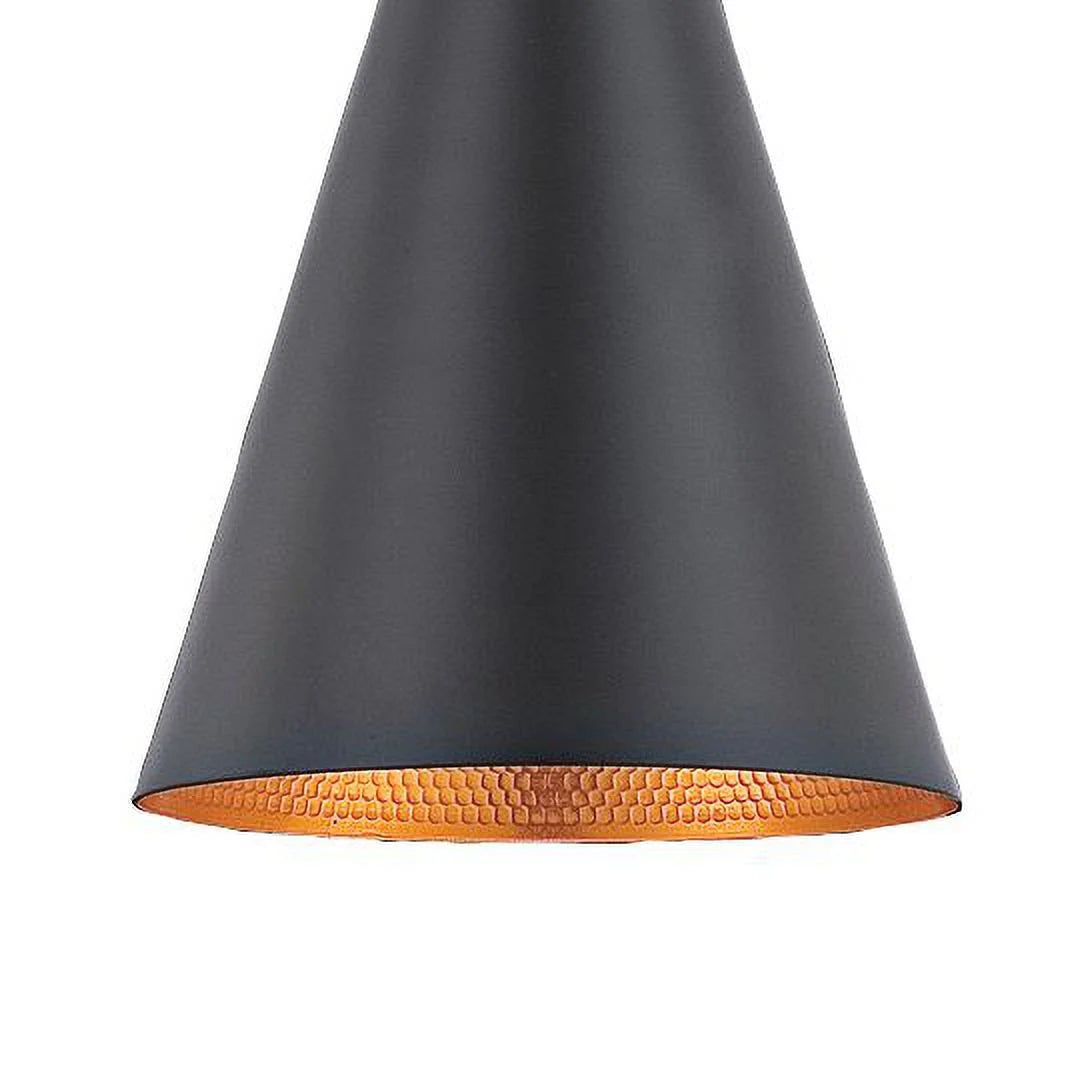 One Light Pendant-Black Finish -Traditional Installation Eurofase Lighting 20437-015