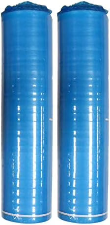 400SqftPremium 3 Mm Thick Flooring Underlayment Padding with Tape & Vapor Barrier 3 in 1 Heavy Duty Foam (400SF Total, 200SF/Roll), 400 Sq.'., Royal Blue (Pack of 2)