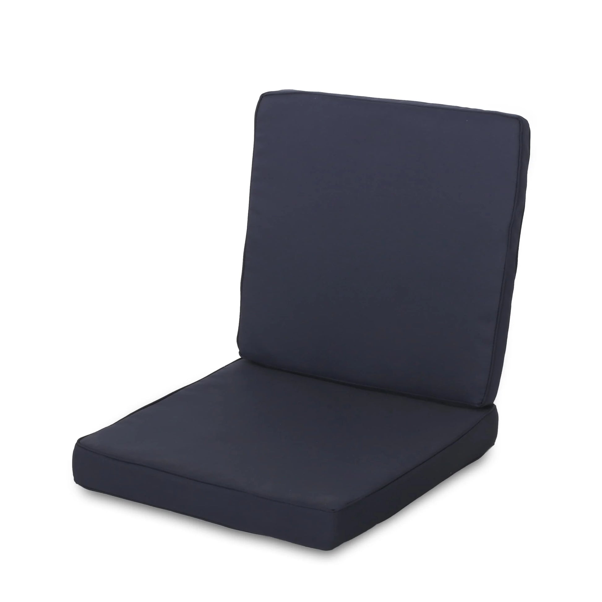 Christopher Knight Home Coesse Outdoor Water Resistant Fabric Club Chair Cushions (Set of 4) by Navy Blue