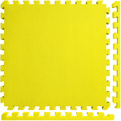 Meister X-THICK 1.5" Interlocking EVA Foam Mats - 2X Cushion for Wrestling, MMA Takedowns & Gymnastics - 2'x2' Tiles - Black - 10 Tiles (40 Sqft)