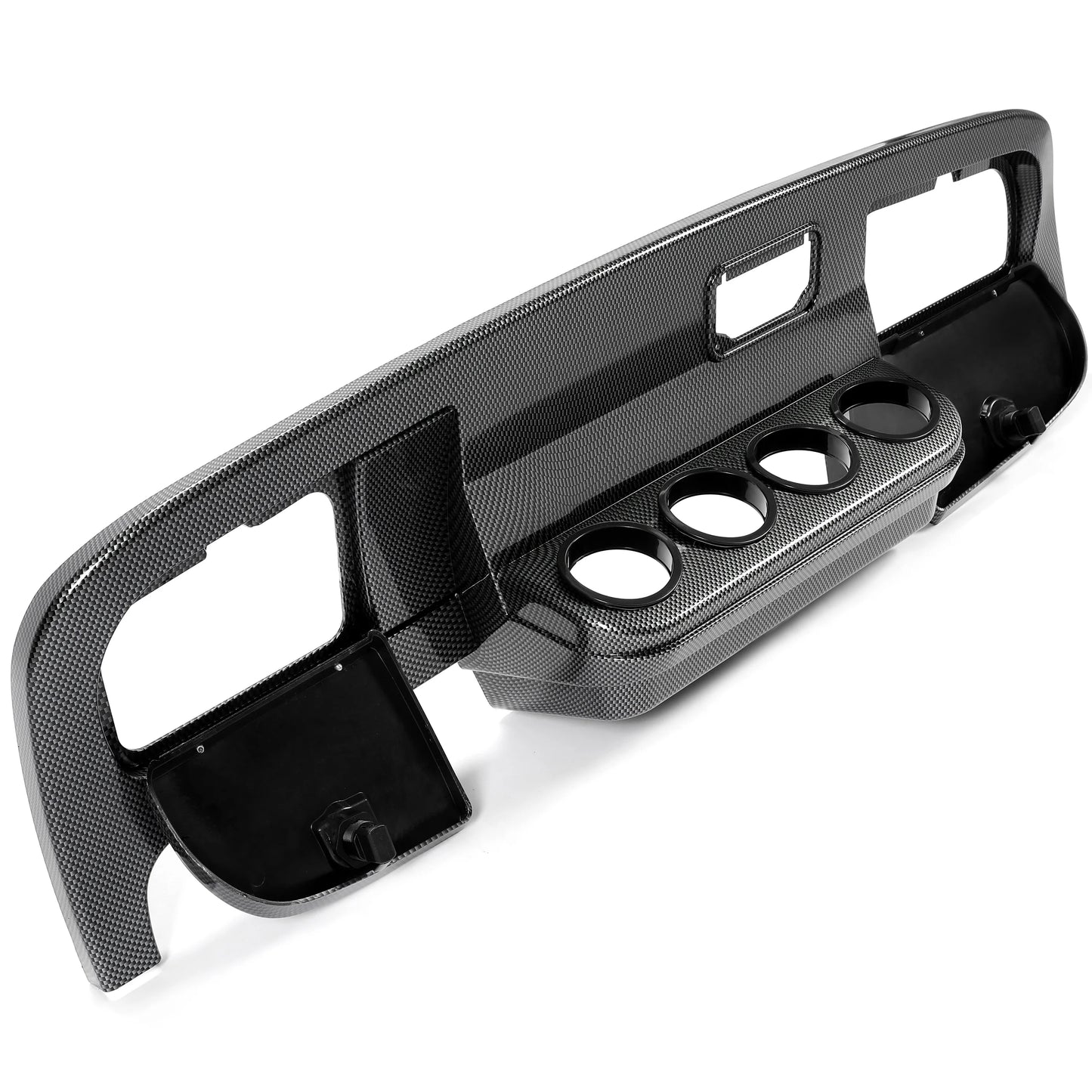 Kojem Golf Cart Dash Assembly for 1994-2013 EZGO TXT Golf Cart Dashboard Dash Kit Carbon Fiber Printing (w/Hardware and Keys)