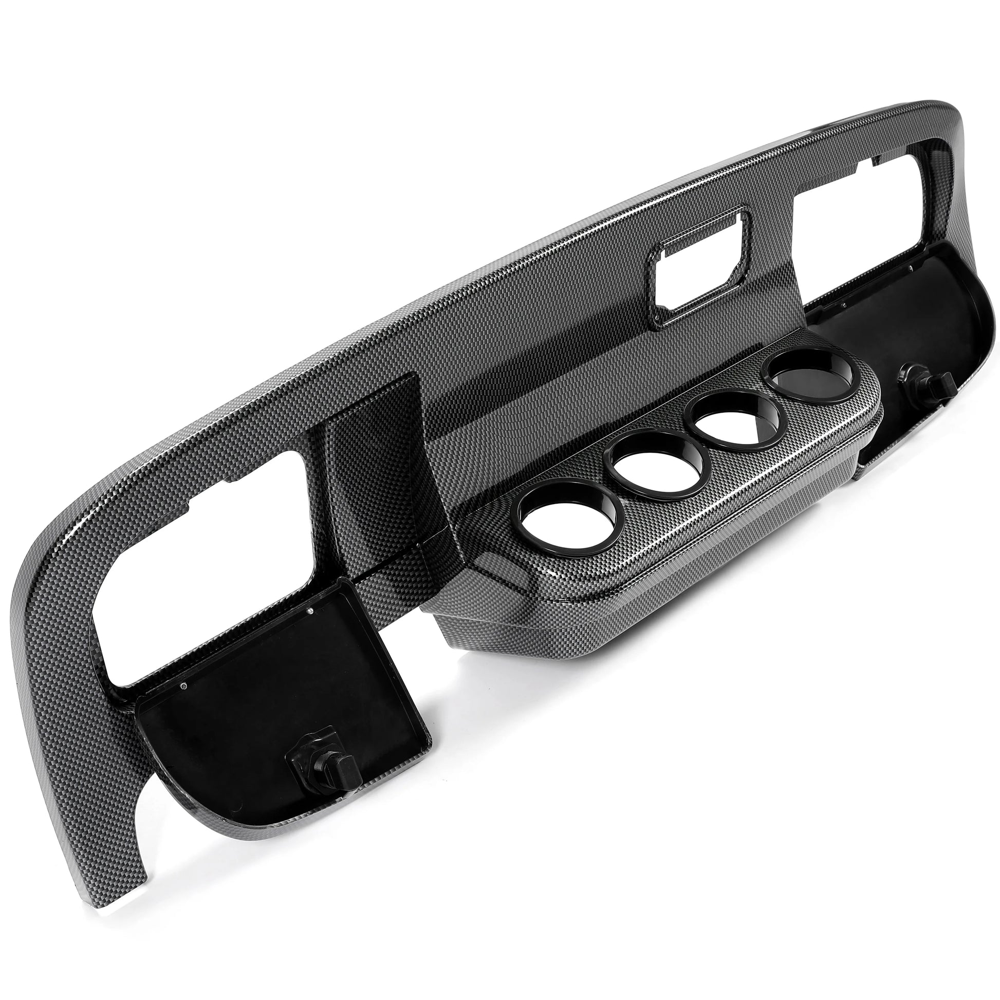 Kojem Golf Cart Dash Assembly for 1994-2013 EZGO TXT Golf Cart Dashboard Dash Kit Carbon Fiber Printing (w/Hardware and Keys)