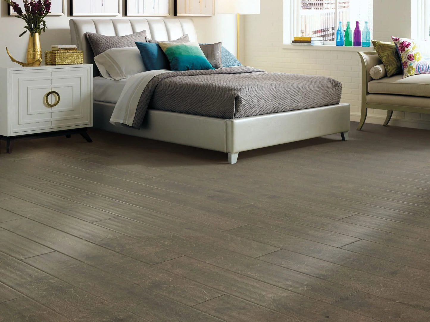 Shaw Sw520 Biscayne Bay 5" Wide Subtle Scraped Engineered Hardwood Flooring - Windsurf