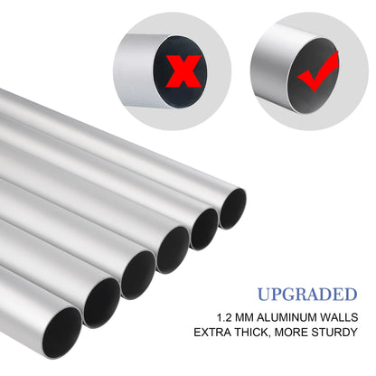 Yescom 20 Ft Aluminum Sectional Flagpole Kit 3'x5' US American Flag Gold Ball Kit Hardware Outdoor Garden Halyard Pole