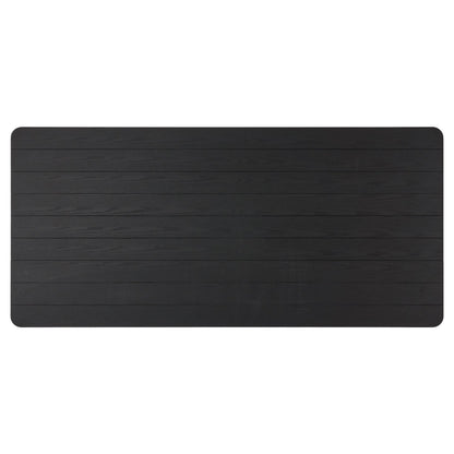 Christopher Knight Home Dickinson Farmhouse Dining Table by Black Finish Black Finish