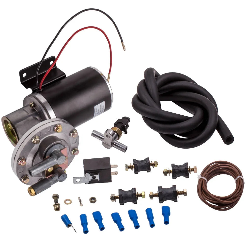 Maxpeedingrods Electrical Vacuum Pump Set for Brake Booster 12V 18" to 22" Universal