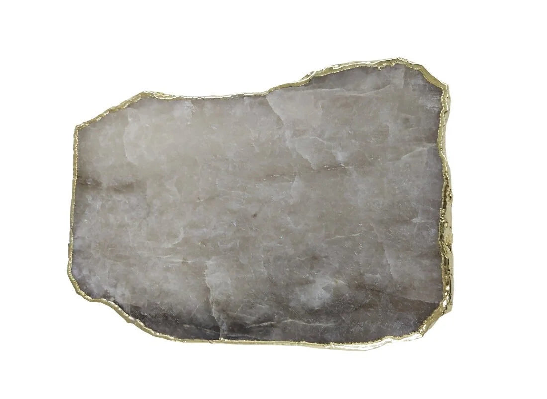 Green Aventurine Cheese Board Quartz Charcuterie Tray Agate Table Centrepiece for Christmas Decor