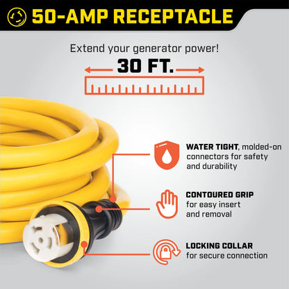 Champion Power Equipment 50Amps 240 Volts Manual Transfer Electrical Switch