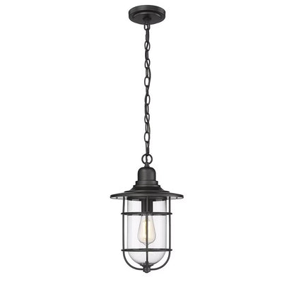Millennium Lighting 1 Light Outdoor Hanging Lantern in Galvanized