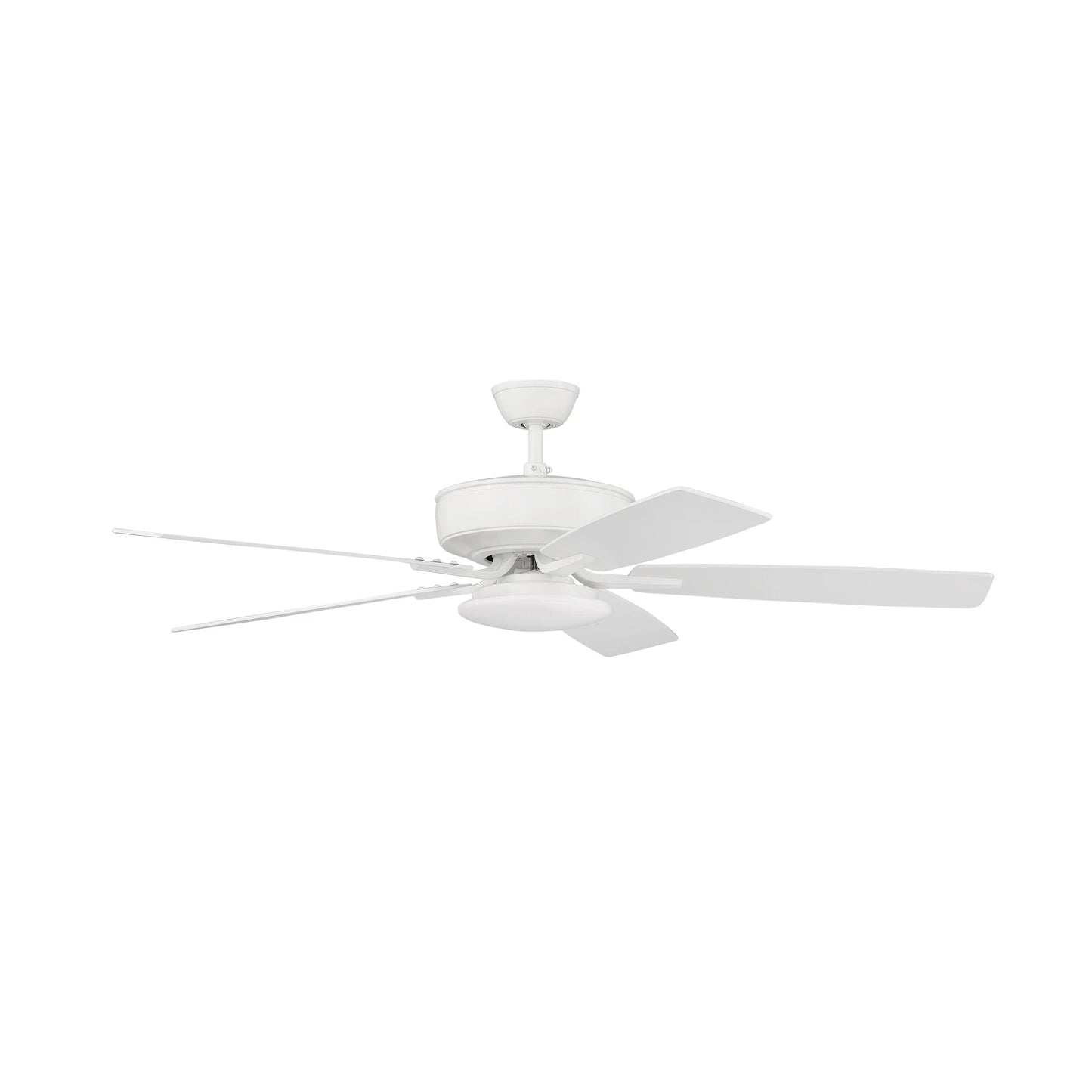 P112SB5-52BWNFB-Craftmade Lighting-Pro Plus 112 Series - 52 Inch 5 Blade Ceiling Fan with Low Profile Light Kit