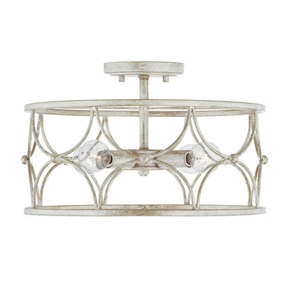 4 Light Semi Flush Mount Capital Lighting 243341Ww