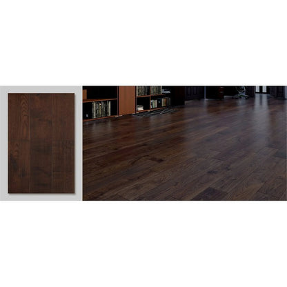 East West Furniture Sango Premier 1/2 x 7" Hardwood Flooring in Oak Walnut