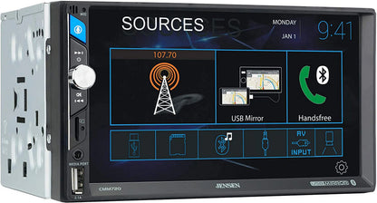 FITS GM-CAR-TRUCK-VAN-SUV AM/FM USB/BLUETOOTH TOUCHSCREEN CAR RADIO STEREO PKG. INCLUDES VEHICLE SPECIFIC INSTALLATION HARDWARE INCLUDING DASH KIT, WIRE HARNESS, AND ANTENNA ADAPTER WHEN REQIR