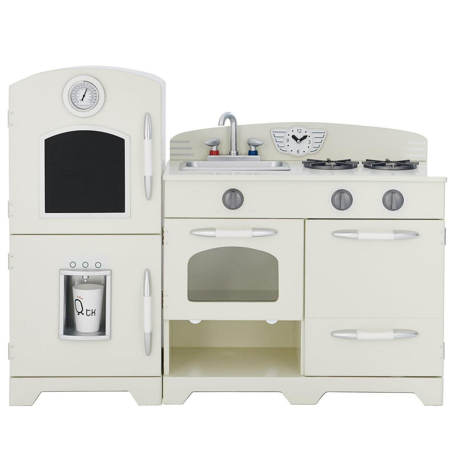 Teamson Kids Little Chef Fairfield Wooden Play Kitchen. Off-White