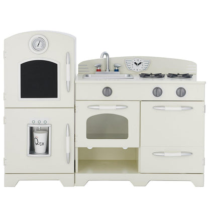 Teamson Kids Little Chef Fairfield Wooden Play Kitchen. Off-White