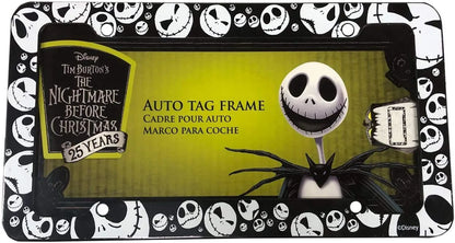 Nightmare Before Christmas Jack Skellington 12-Piece Car Accessory Bundle Set - Officially Licensed Car Seat Covers, Floor Mats, Sunshade, and More by Yupbizauto