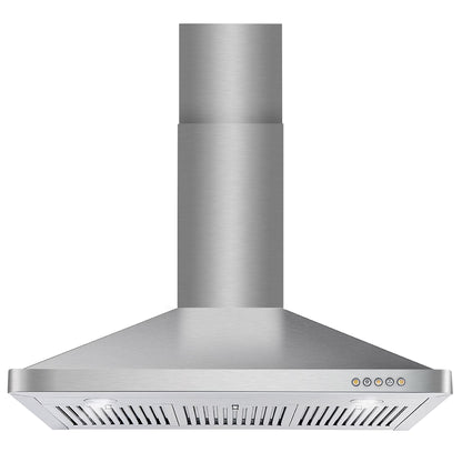 Cosmo 30 in. Ducted Range Hood in Stainless Steel with Touch Controls, LED Lighting and Permanent Filters