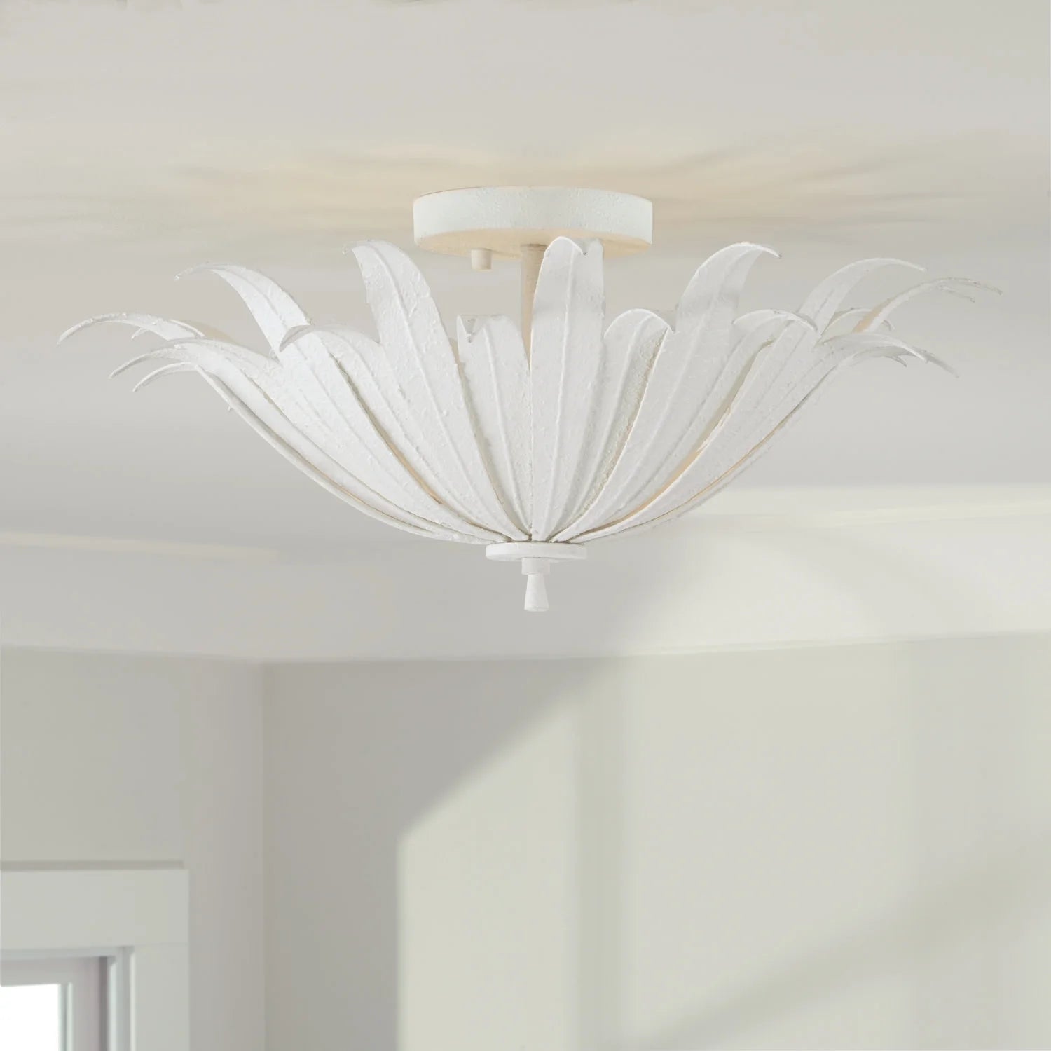 Capital Lighting - Eden - 3 Light Semi-Flush Mount In Bohemian Style-8.5 Inches