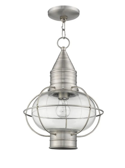 Livex Lighting - Newburyport - 1 Light Outdoor Pendant Lantern in Bohemian Style