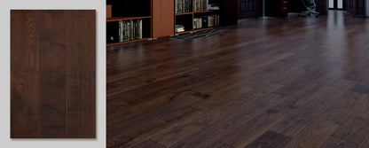 East West Furniture Sango Premier 1/2 x 7" Hardwood Flooring in Oak Walnut