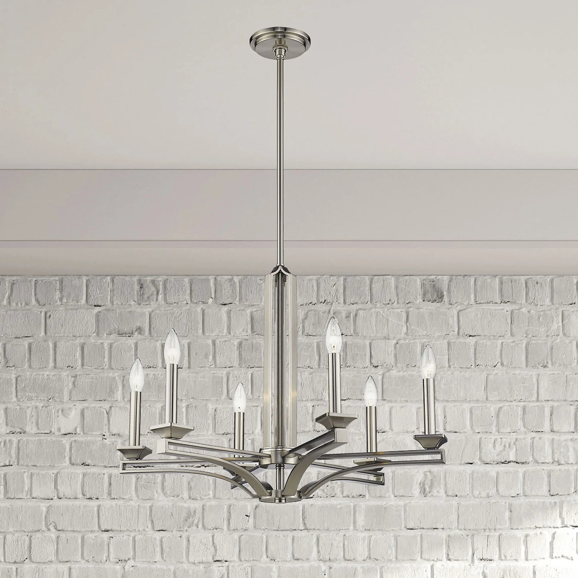 Livex Lighting Trumbull 6 Light Chandelier in Antique Brass