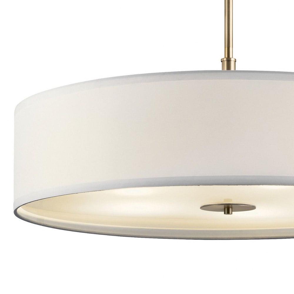 42196CLZ-Kichler Lighting-5 light Pendant - with Transitional inspirations - 12 inches tall by 30 inches wide-Classic Bronze Finish