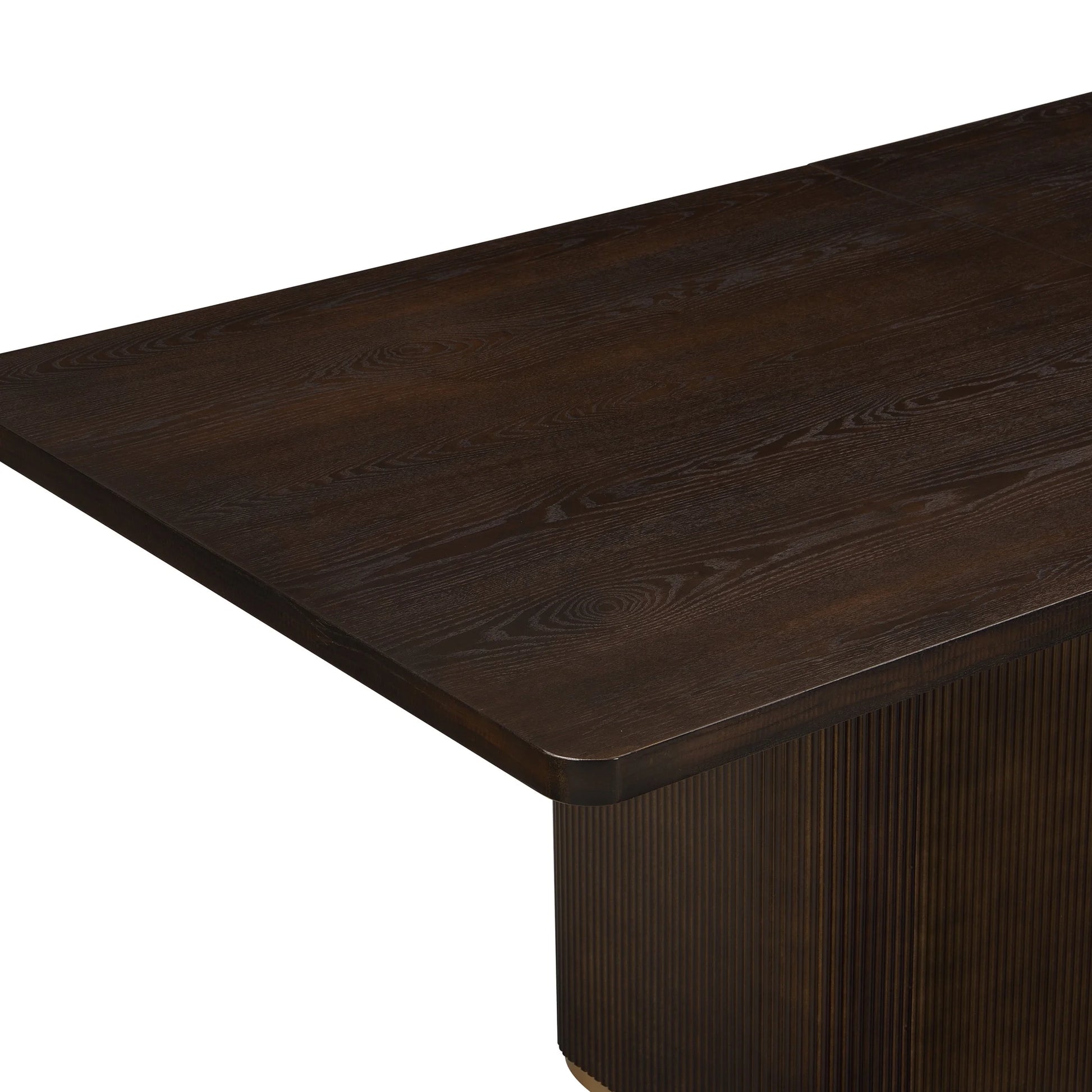 Christopher Knight Home 84" Rectangular Wood Dining Table for 6-8 people with Solid Pillar Base, Walnut