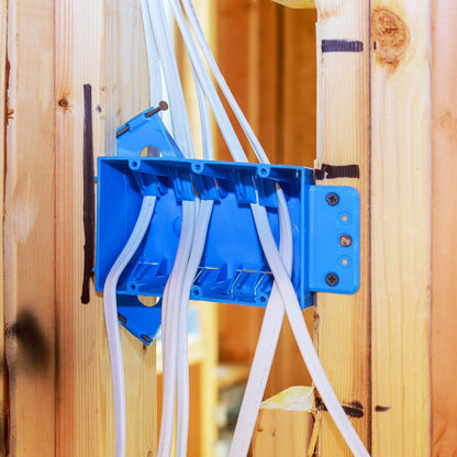 Maxxima 100 Ft. 14/2 White NM-B Solid Copper W/G Electrical Wire, Non Metallic Cable, Outlets & Switches