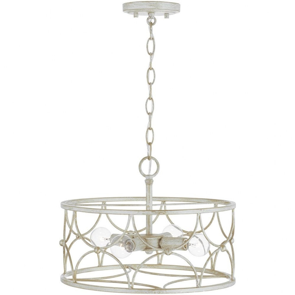 4 Light Semi Flush Mount Capital Lighting 243341Ww