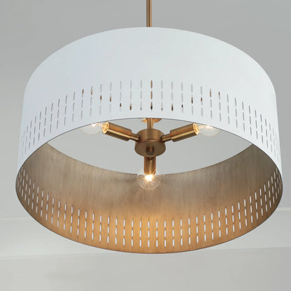 3 Light Pendant In Art Deco Style-8 Inches Tall And 20.25 Inches Wide -Traditional Installation Capital Lighting 350233Aw