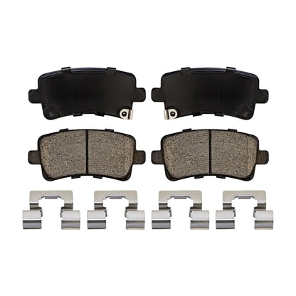 Detroit Axle - Rear Brake Kit for 2013-2015 Chevrolet Malibu 2013-2017 Buick Regal 2016 Malibu Limited, 11.50" inch Disc Brakes Rotors Ceramic Brake Pads with Hardware Replacement