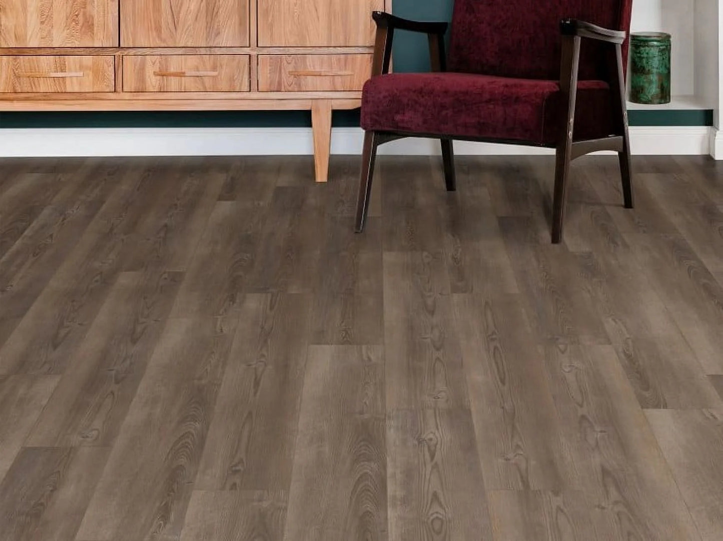 Champion, 7 in. x 48 in. Color Walnut, Luxury Vinyl Plank Flooring (18.91 sq. ft./Carton)
