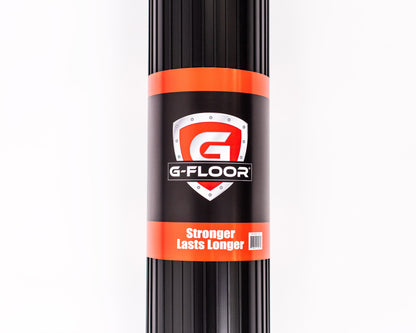 G-Floor 5' x 10' Ribbed Motorcycle Mat - Midnight Black