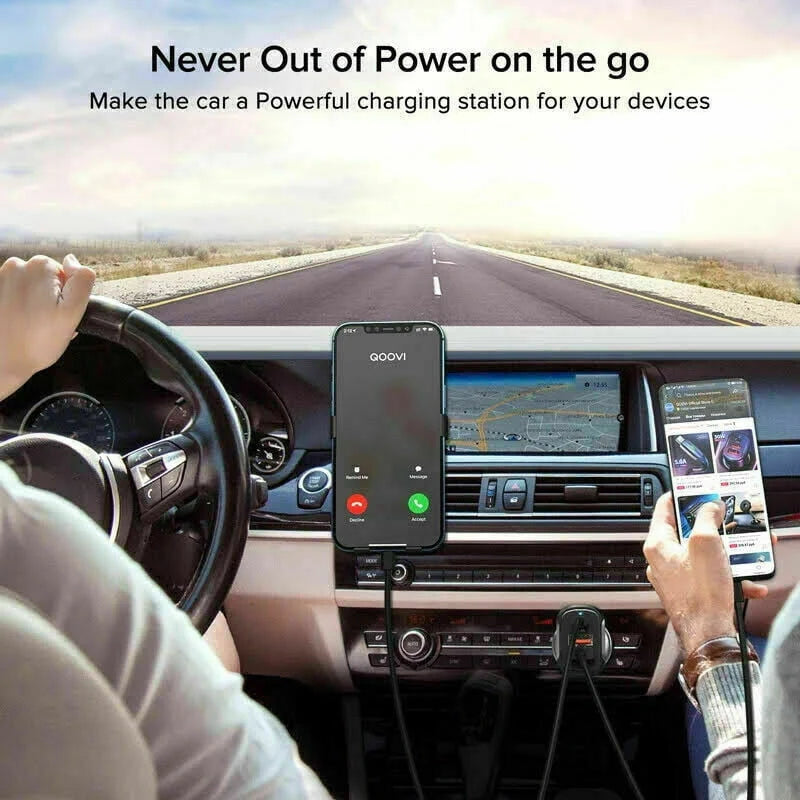 3in1 USB PD 30W Type-C Car Charger 2.4A Fast Charge Lighting Adapter For iPhone 13 12 11 Pro Max iPad Google pixel