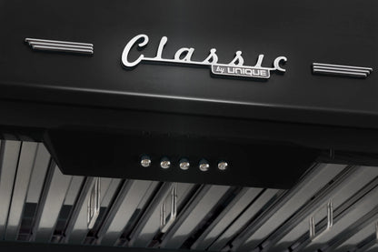 Unique Classic Retro 30" Under Cabinet Range Hood with 700 CFM and LED Lighting 110 volts