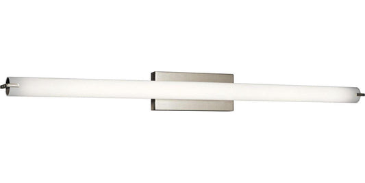 1 Light Linear Bath Vanity Approved For Damp Locations With Transitional Inspirations 4.75 Inches Tall By 49 Inches Wide Kichler Lighting 11151Niled