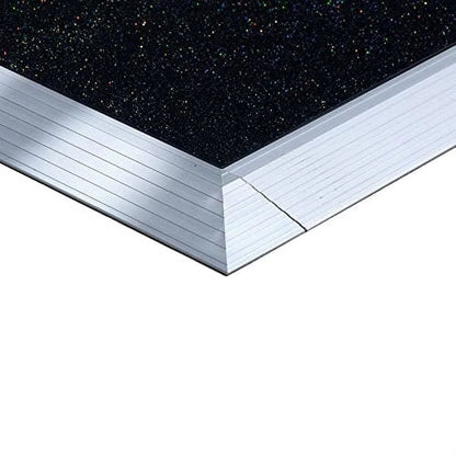 TentandTable Black Sparkle Portable Commercial Dance Floor - Indoor & Outdoor, 9 ft x 9 ft