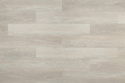 Dekorman Silverlake Creamy Elm Click-Locking, 48in L x 7.1in W x 5mm/20mil Waterproof Click Lock Luxury Vinyl Plank Flooring (23.64 Sq.ft./Case)