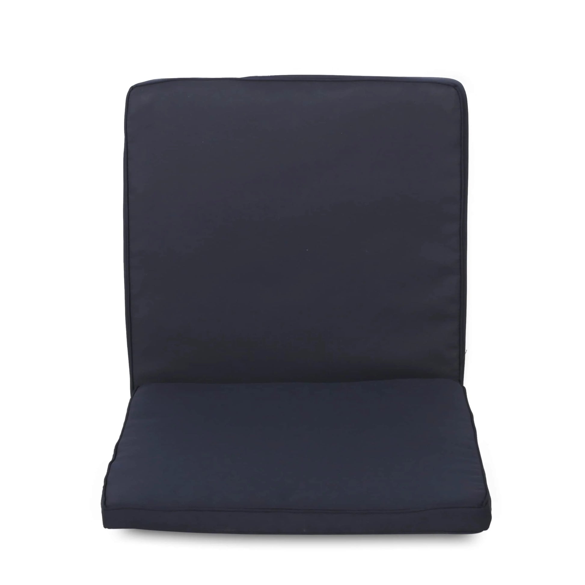 Christopher Knight Home Coesse Outdoor Water Resistant Fabric Club Chair Cushions (Set of 4) by Navy Blue