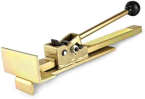 Professional Hardwood Flooring Jack and Positioning Tool - Easiest Way to Straighten and Install Hardwood Flooring Without Pry Bars and Crowbars