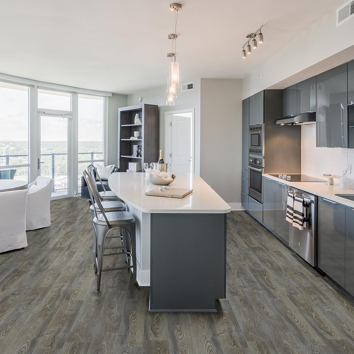 Shaw Floors Harvest Moon 6.93 in. width x 48.03 in. Color Mineral Chestnut, Luxury Vinyl Plank Flooring (27.73 sq. ft./Carton) (12 Planks)