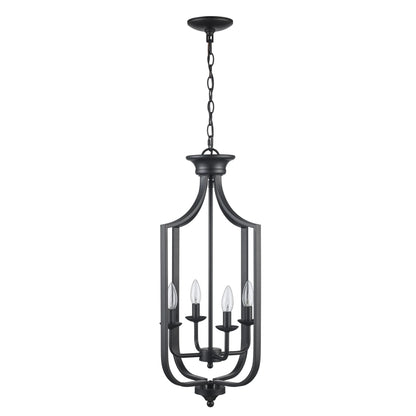 Trans Globe Lighting 11215 Hillcrest 4 Light 14" Wide Pendant - Black