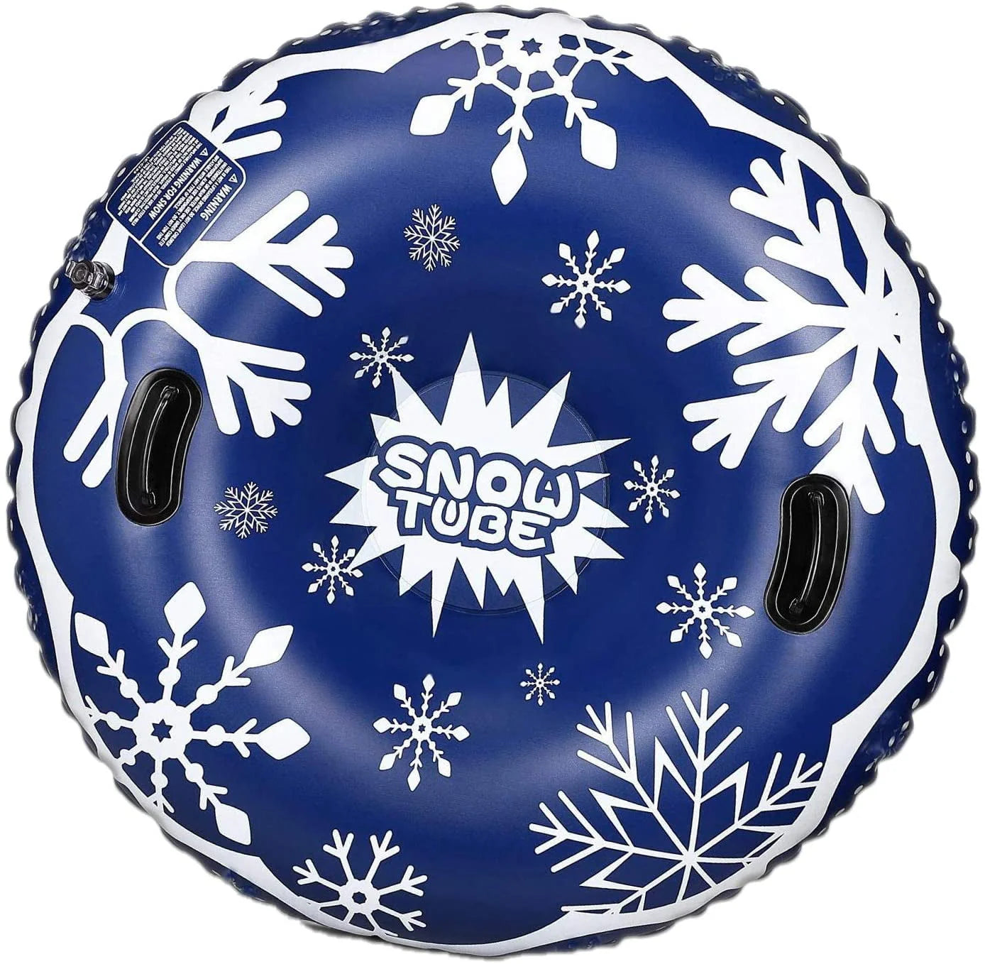 Snow Tube - Winter Saving LONGRV 47 In. Snow Sled, Inflatable Snow Tubes for Sledding Kids, Tubes for Floating with 2 Handles, Snow Sled for Adults and Children for Christmas