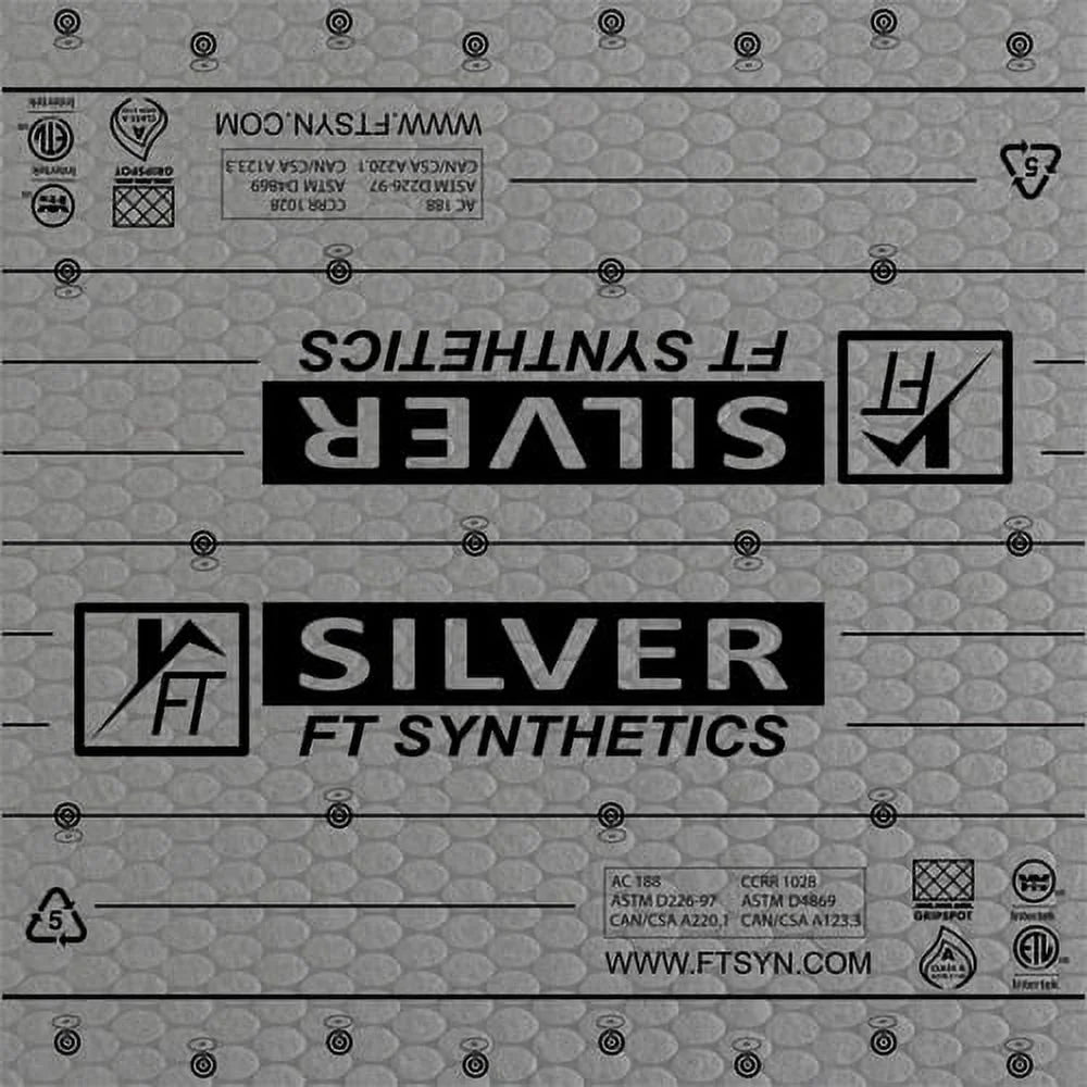 FT Synthetics Silver Synthetic Underlayment - Single Roll