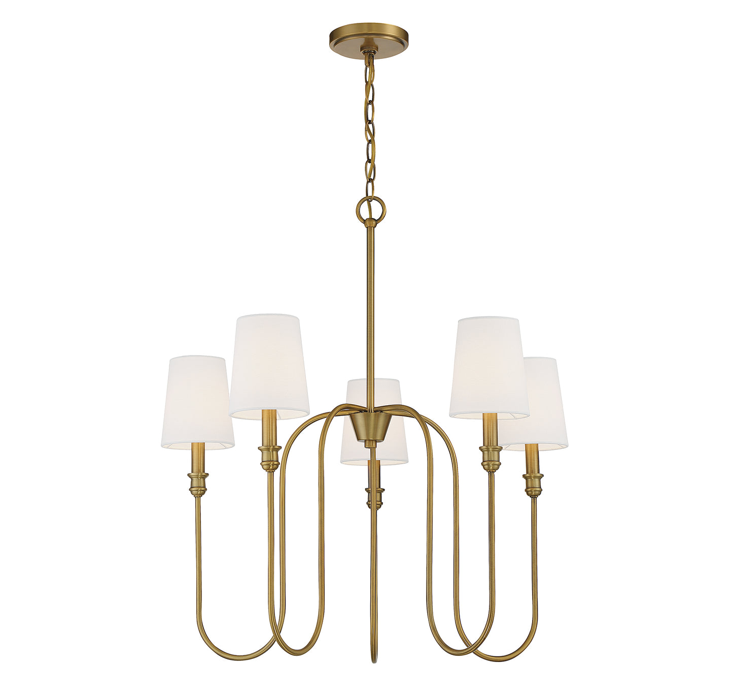 Trade Winds Lighting 5-Light Chandelier In Aged Iron