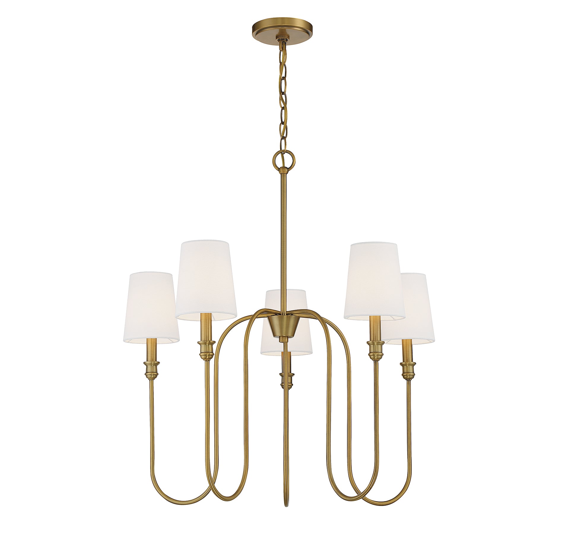 Trade Winds Lighting 5-Light Chandelier In Aged Iron