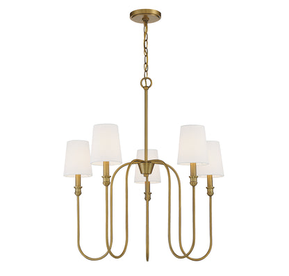 Trade Winds Lighting 5-Light Chandelier In Aged Iron