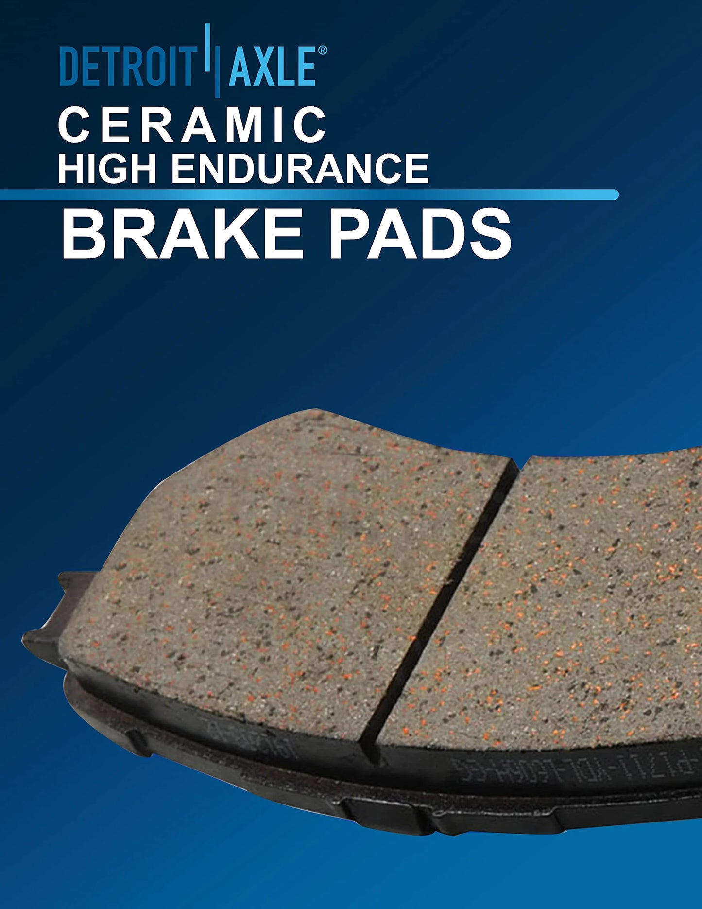 Detroit Axle - Brake Kit for 2019 2020 2021 Subaru Forester, Disc Brake Rotors Ceramic Brakes Pads with Hardware Replacement : 12.44" inch Front and 11.22" inch Rear Brake Rotors